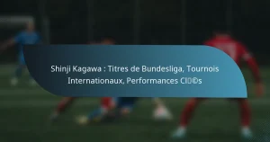 Shinji Kagawa : Titres de Bundesliga, Tournois Internationaux, Performances Clés